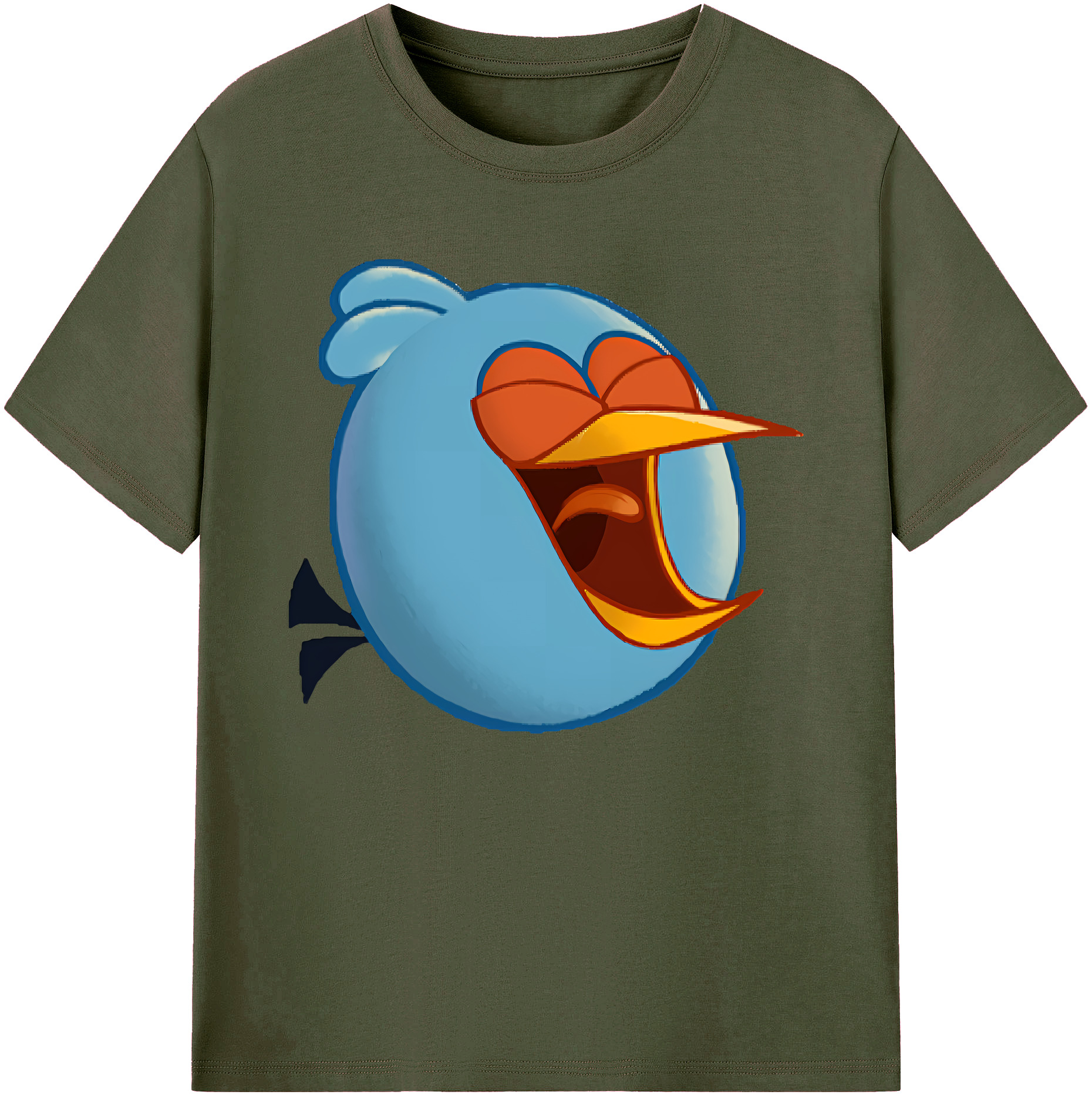 （画像用） Angry Birds アングリーバード 綿100％ メンズ半袖Tシャツ｜肌触りやわらか＆通気性
